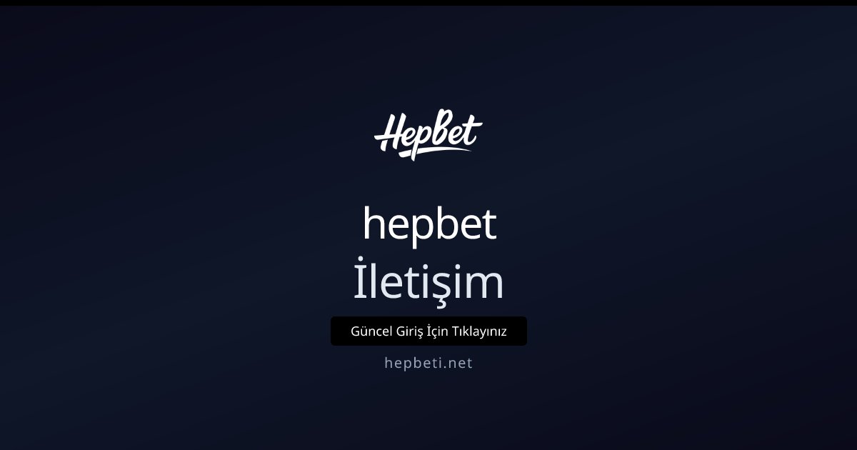 hepbet İletişim